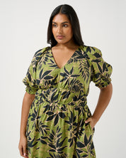 Wildleaf Dress - Print - Estelle Clothing