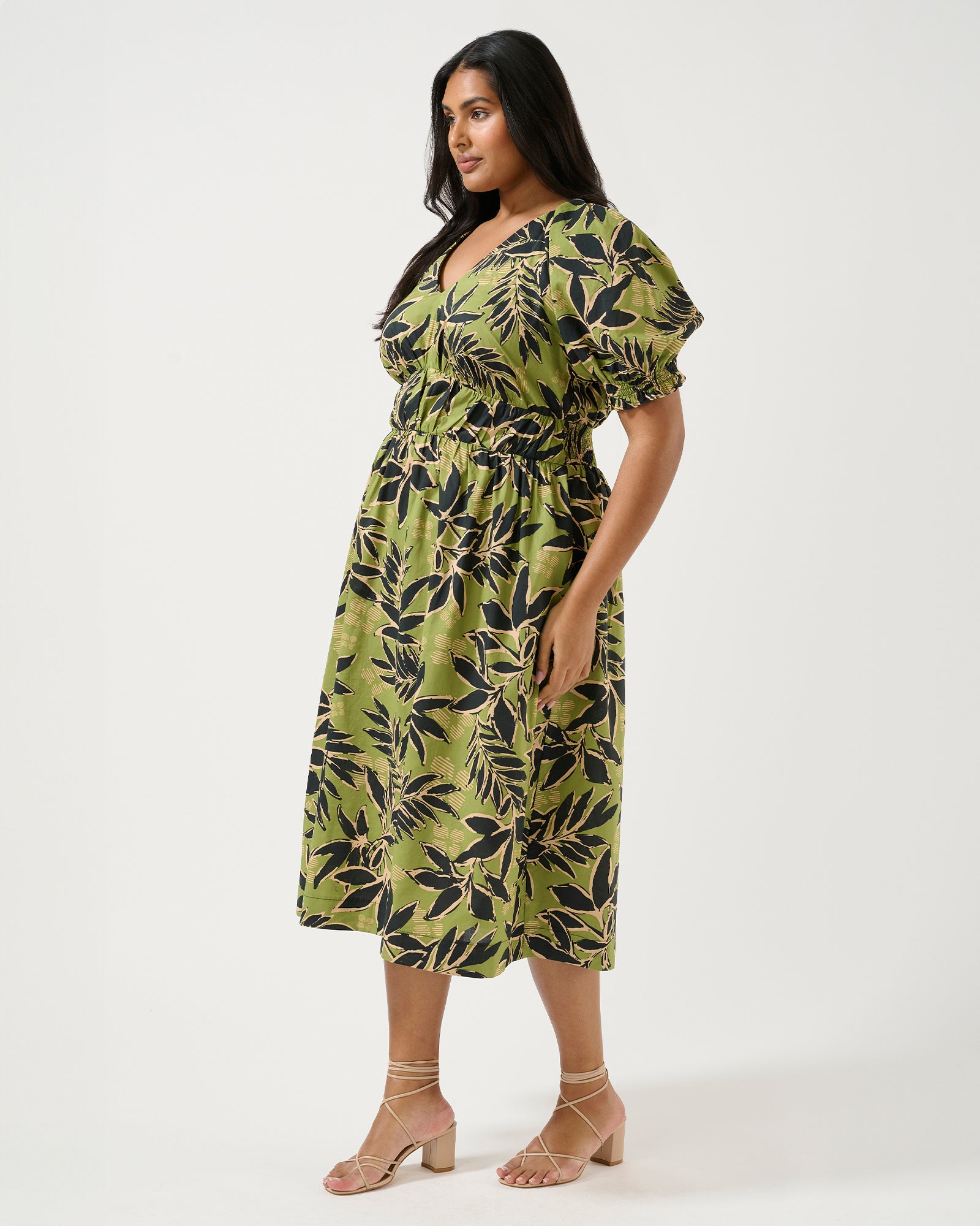 Wildleaf Dress - Print - Estelle Clothing