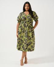 Wildleaf Dress - Print - Estelle Clothing