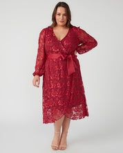 Radiance Glow Dress - Raspberry - Estelle Clothing