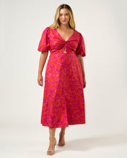 Aura Falls Dress - Winter Berry - Estelle Clothing