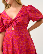 Aura Falls Dress - Winter Berry - Estelle Clothing