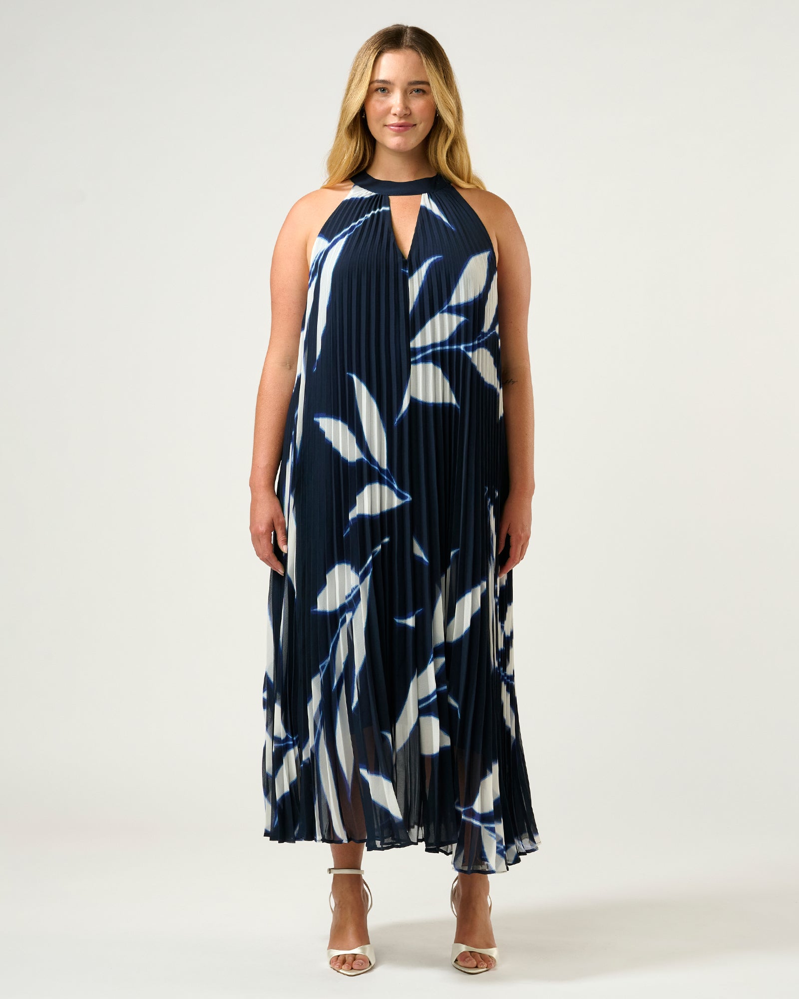 Estelle Breezy Pleated Dress