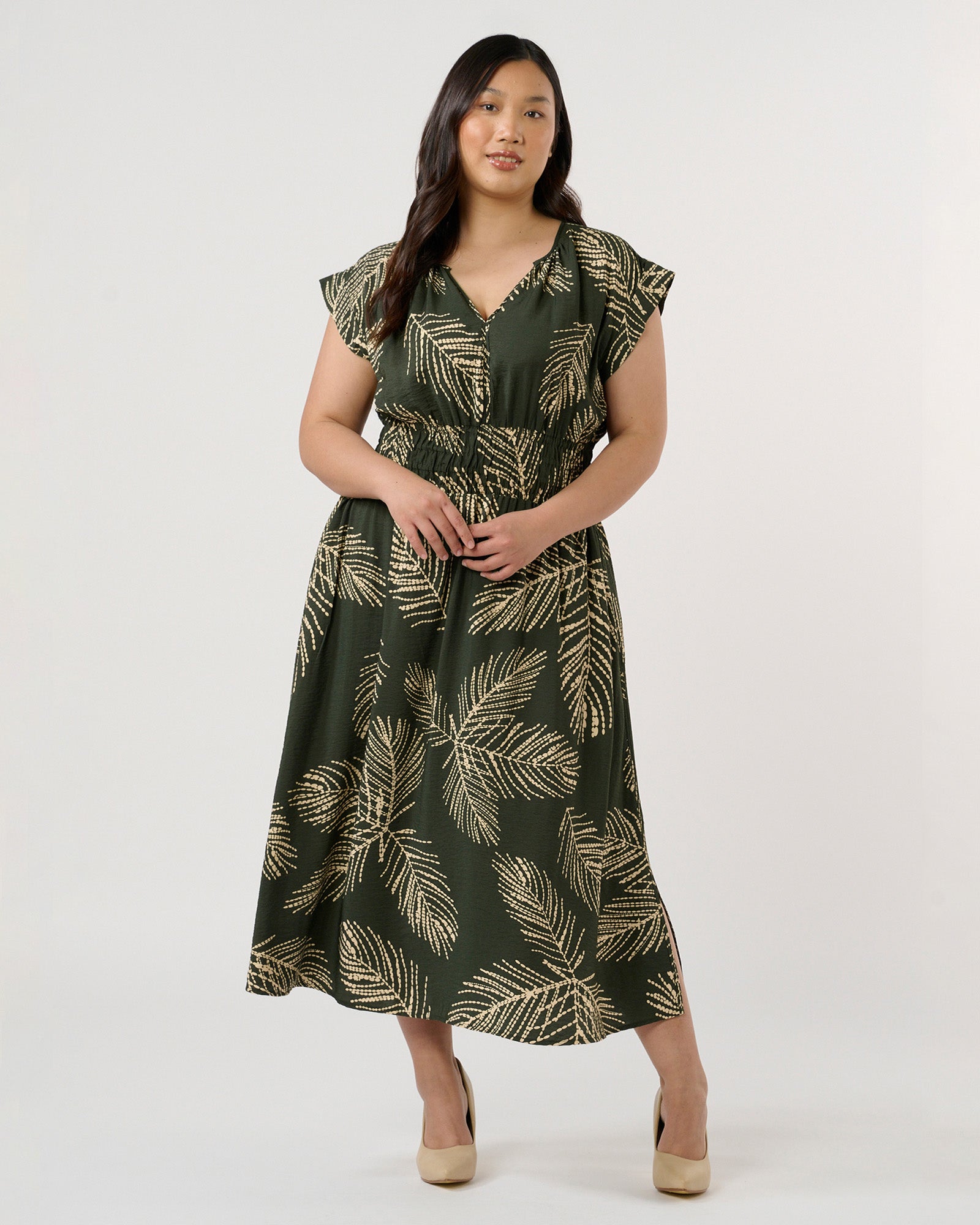 Palmer Dress - Green - Estelle Clothing