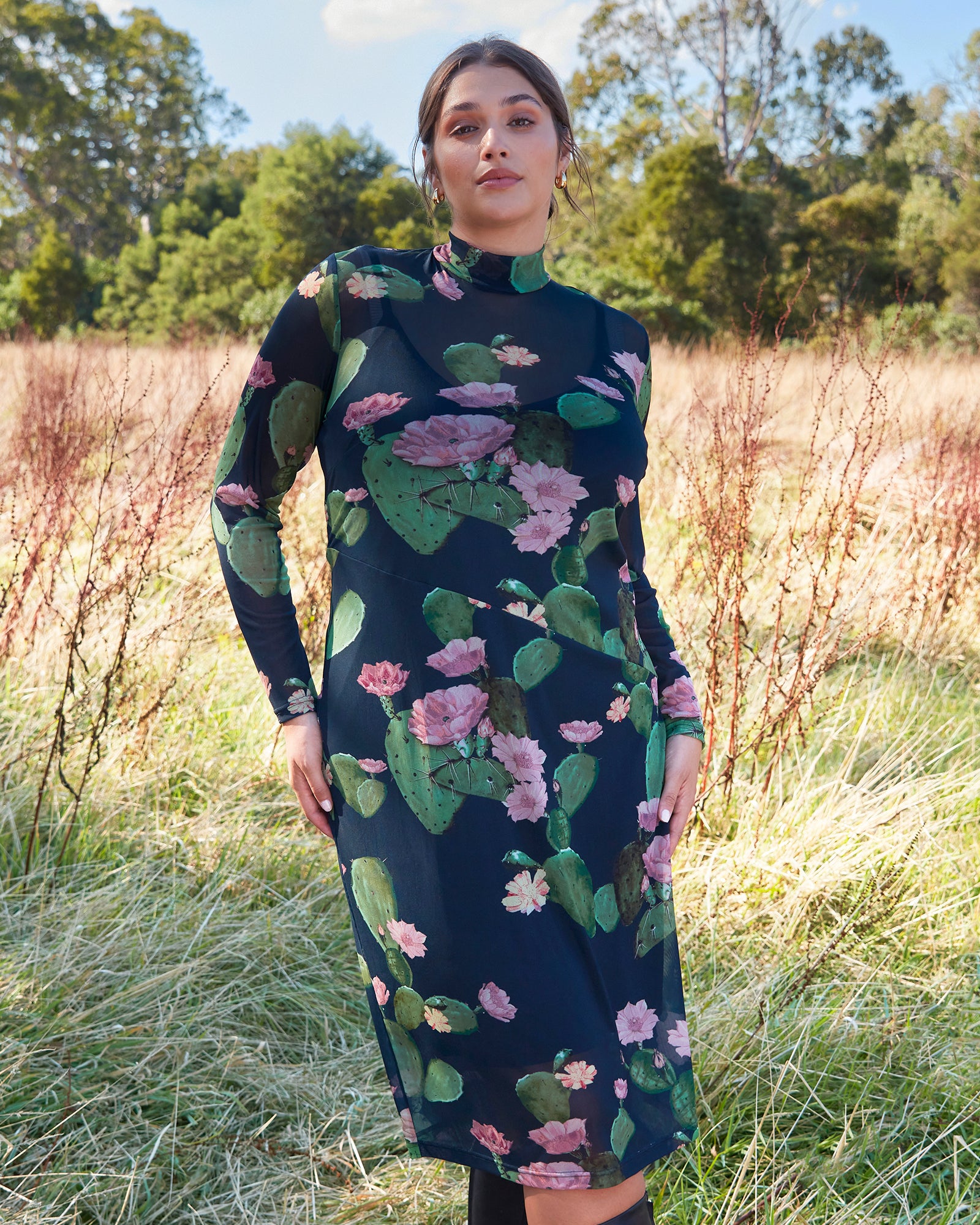 Draped Neck Dress - Teal (US 6) – A.Oei Studio