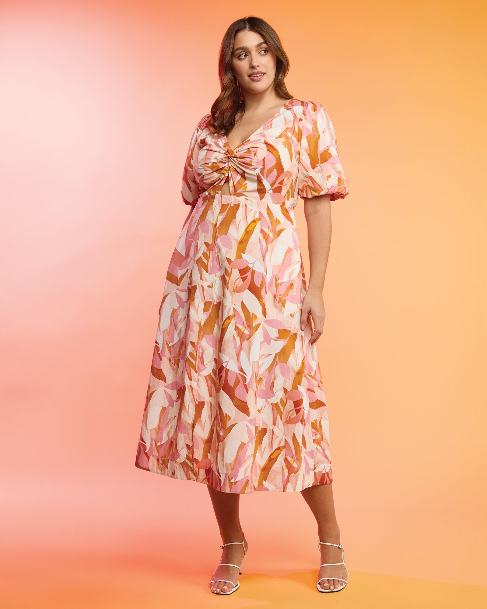Aura Cascade Dress