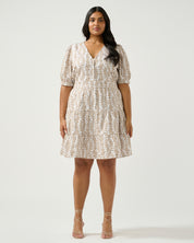 La Croisette Dress - Sand/Milk - Estelle Clothing
