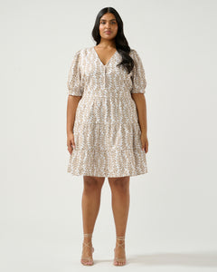 La Croisette Dress - Sand/Milk - Estelle Clothing