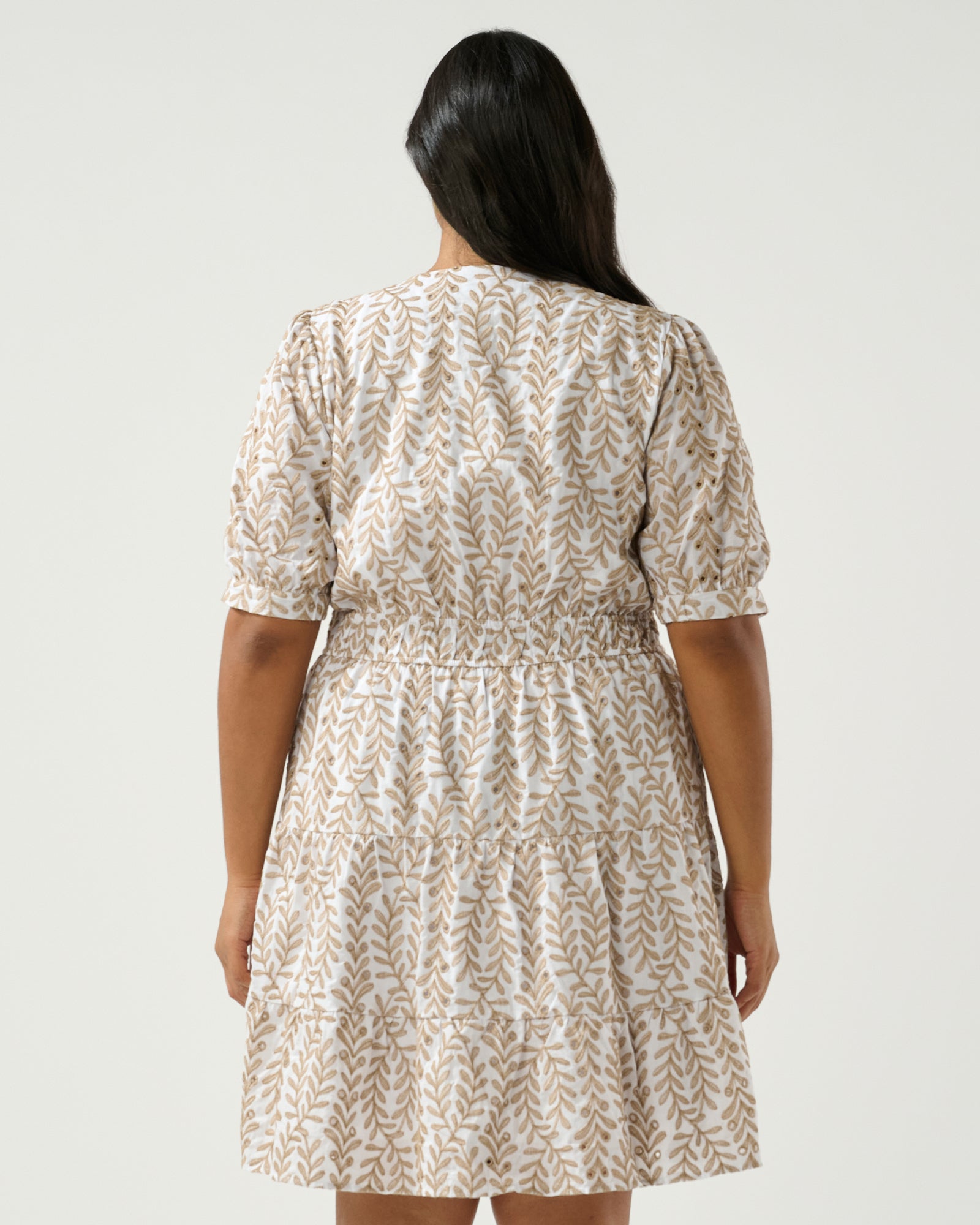 La Croisette Dress - Sand/Milk - Estelle Clothing