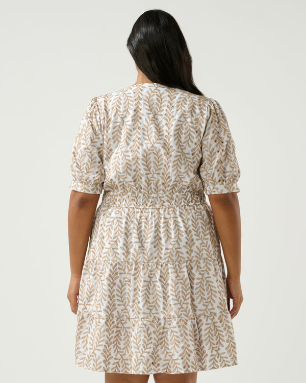 La Croisette Dress - Sand/Milk - Estelle Clothing