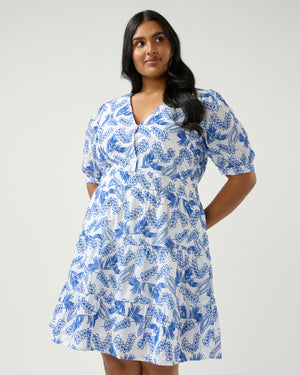 La Croisette Dress - Blue/Milk - Estelle Clothing