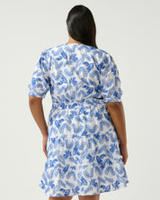 La Croisette Dress - Blue/Milk - Estelle Clothing