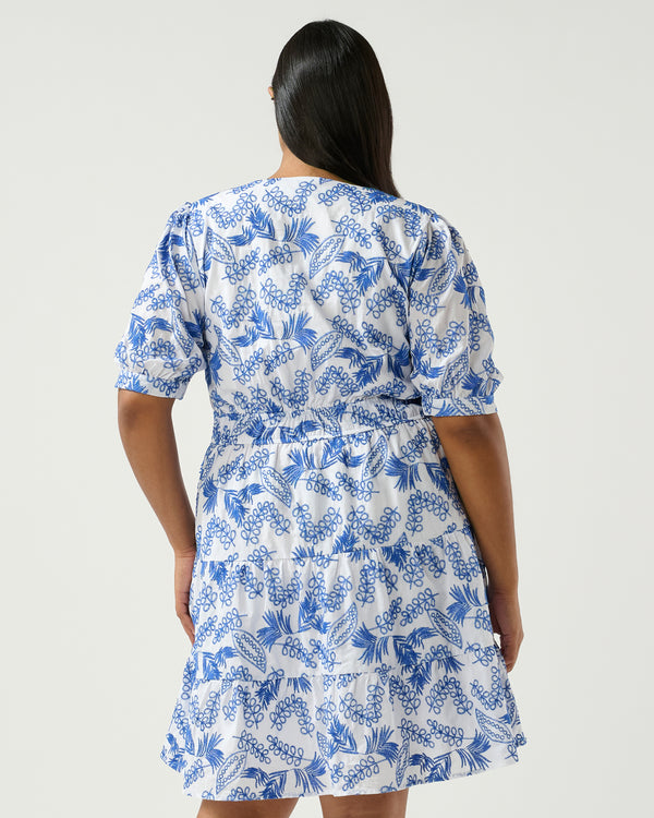 La Croisette Dress - Blue/Milk - Estelle Clothing
