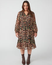 Thalia Blooms Dress - Print - Estelle Clothing
