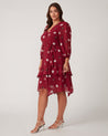 Begin Again Assymm Dress - Carnelian/Rose - Estelle Clothing