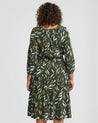 Brighton Summer Dress - Olive/Milk - Estelle Clothing