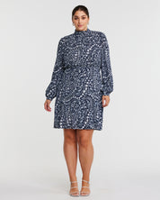 Robin Paisley Dress - Navy/Milk - Estelle Clothing