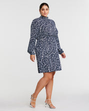 Robin Paisley Dress - Navy/Milk - Estelle Clothing