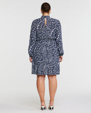 Robin Paisley Dress - Navy/Milk - Estelle Clothing