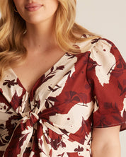 Nadja Midi Dress - PINK/BEIGE - Estelle Clothing
