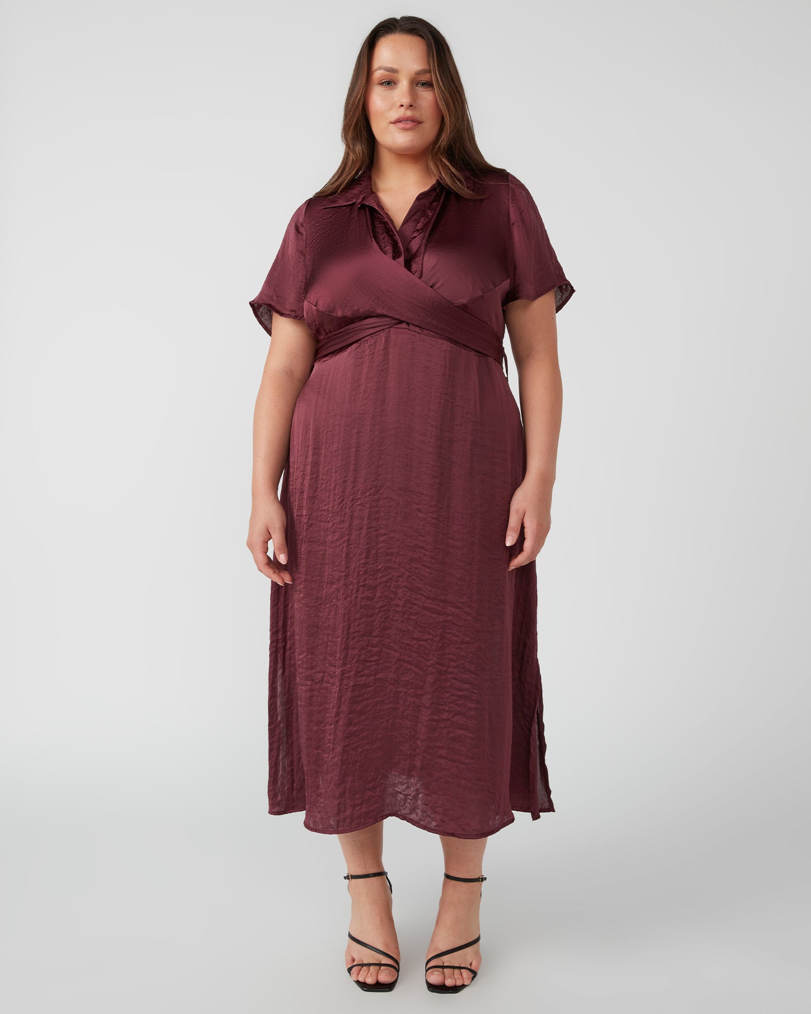 Oasis Dress - Garnet - Estelle Clothing