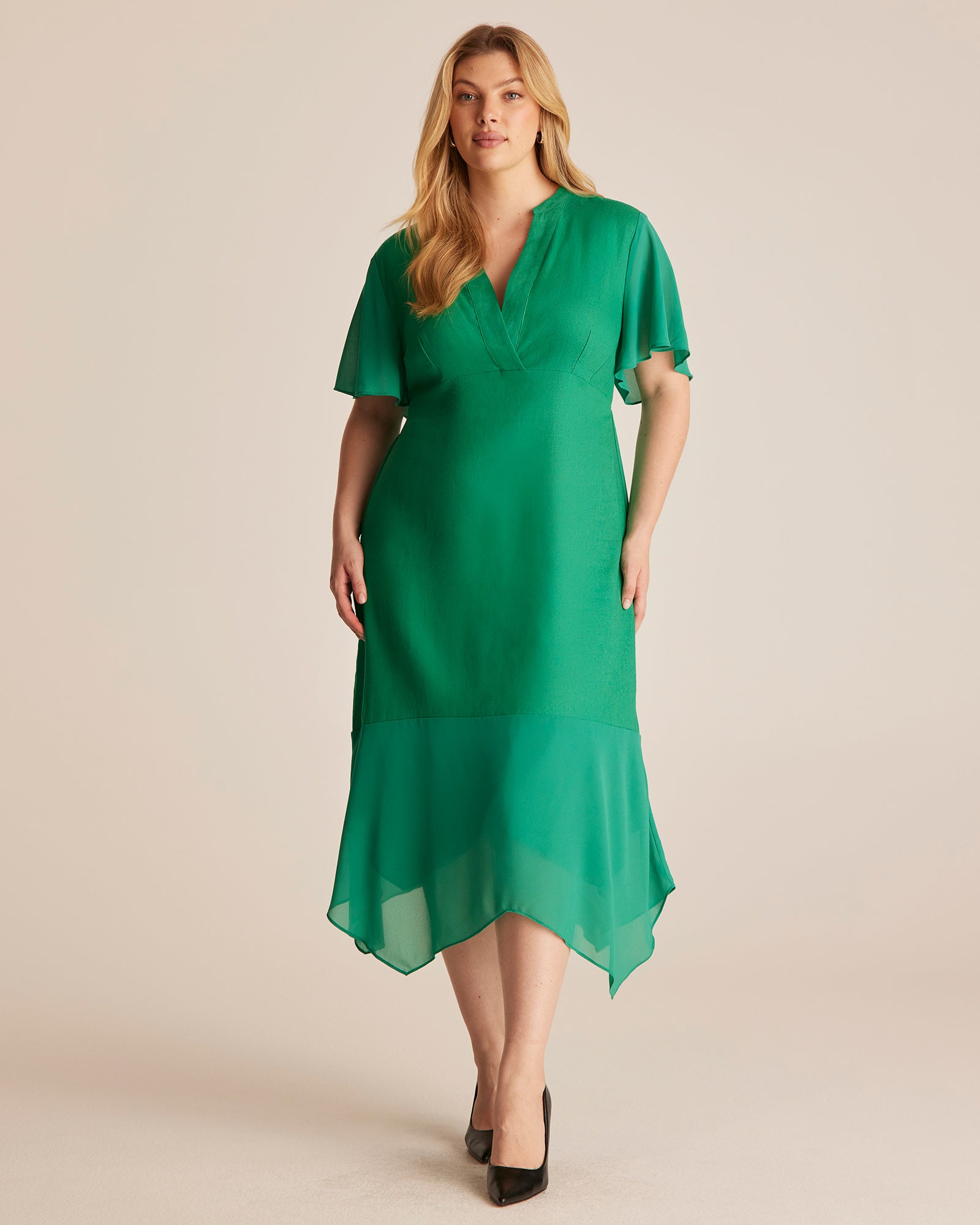 Claudia Dress - GREEN - Estelle Clothing
