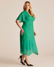Claudia Dress - GREEN - Estelle Clothing
