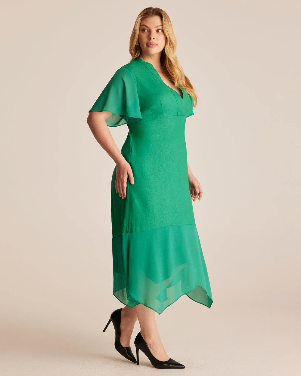 Claudia Dress - GREEN - Estelle Clothing
