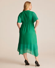 Claudia Dress - GREEN - Estelle Clothing
