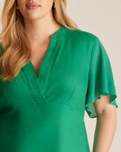 Claudia Dress - GREEN - Estelle Clothing
