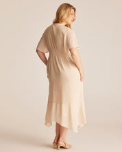 Claudia Dress - NATURAL - Estelle Clothing
