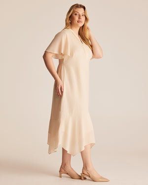 Claudia Dress - NATURAL - Estelle Clothing
