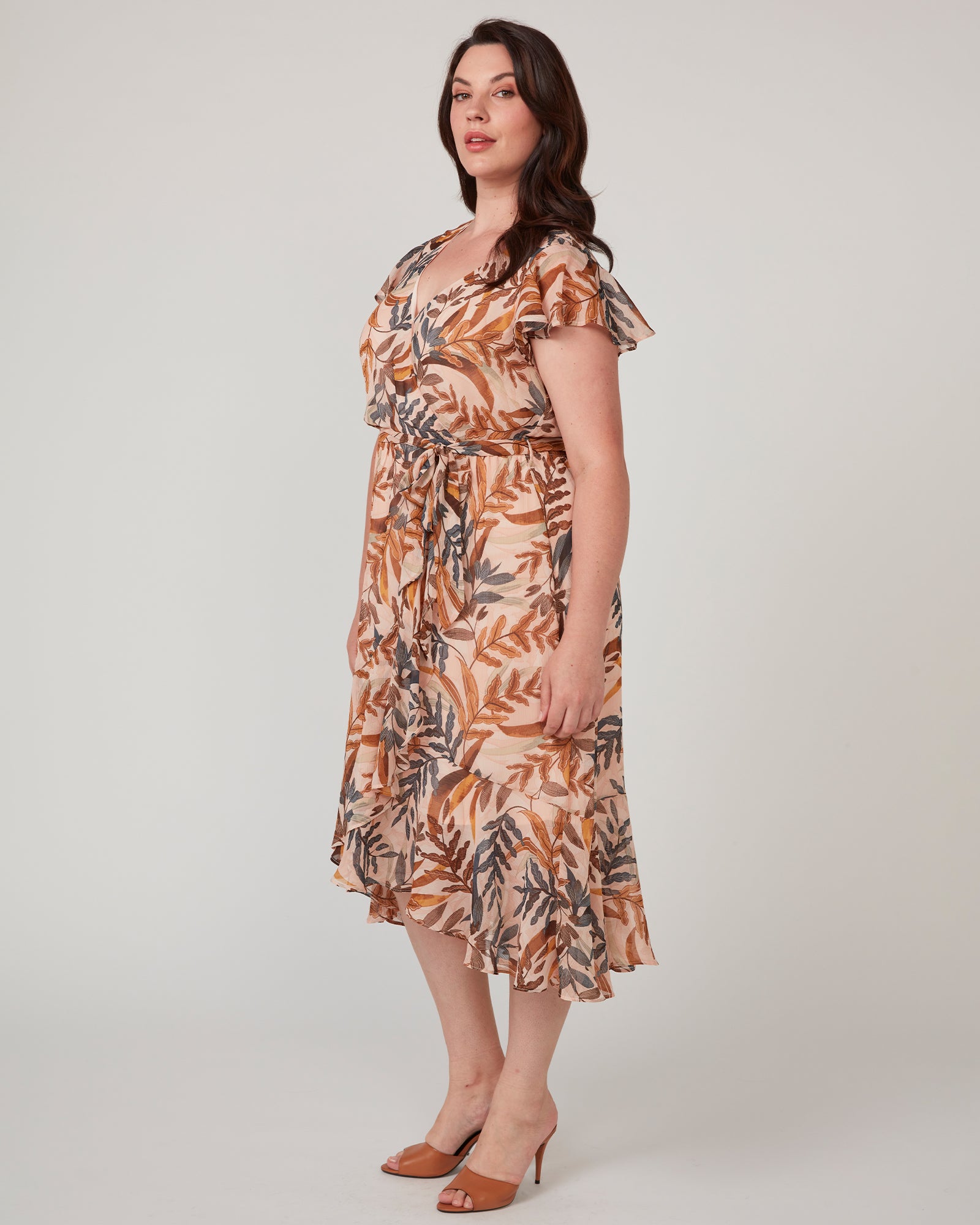 Tropic Leaves Dress - Print - Estelle Clothing