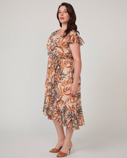 Tropic Leaves Dress - Print - Estelle Clothing