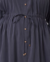 Zale Shirt Dress - Navy - Estelle Clothing