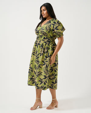Wildleaf Dress - Print - Estelle Clothing