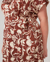 Solana Wrap Dress - Print - Estelle Clothing