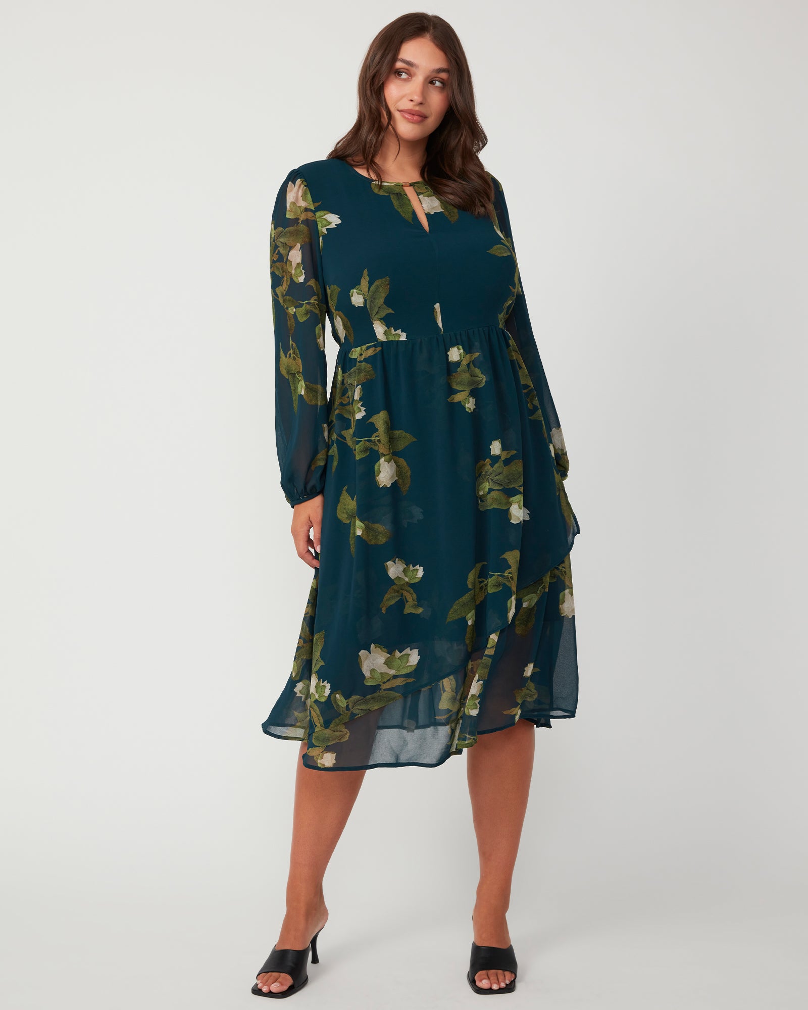 Summit Bloom Dress - Print - Estelle Clothing