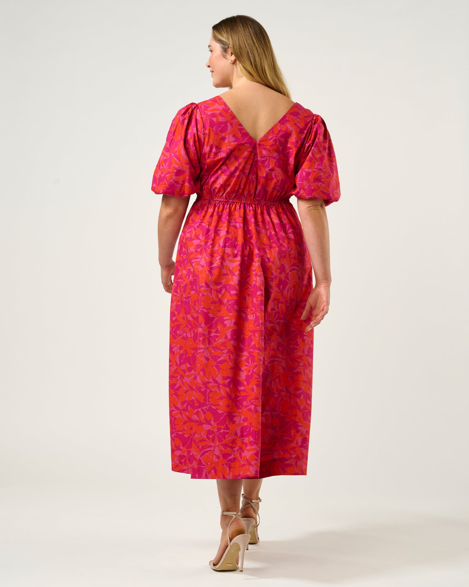 Aura Falls Dress - Winter Berry - Estelle Clothing
