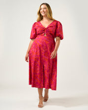 Aura Falls Dress - Winter Berry - Estelle Clothing
