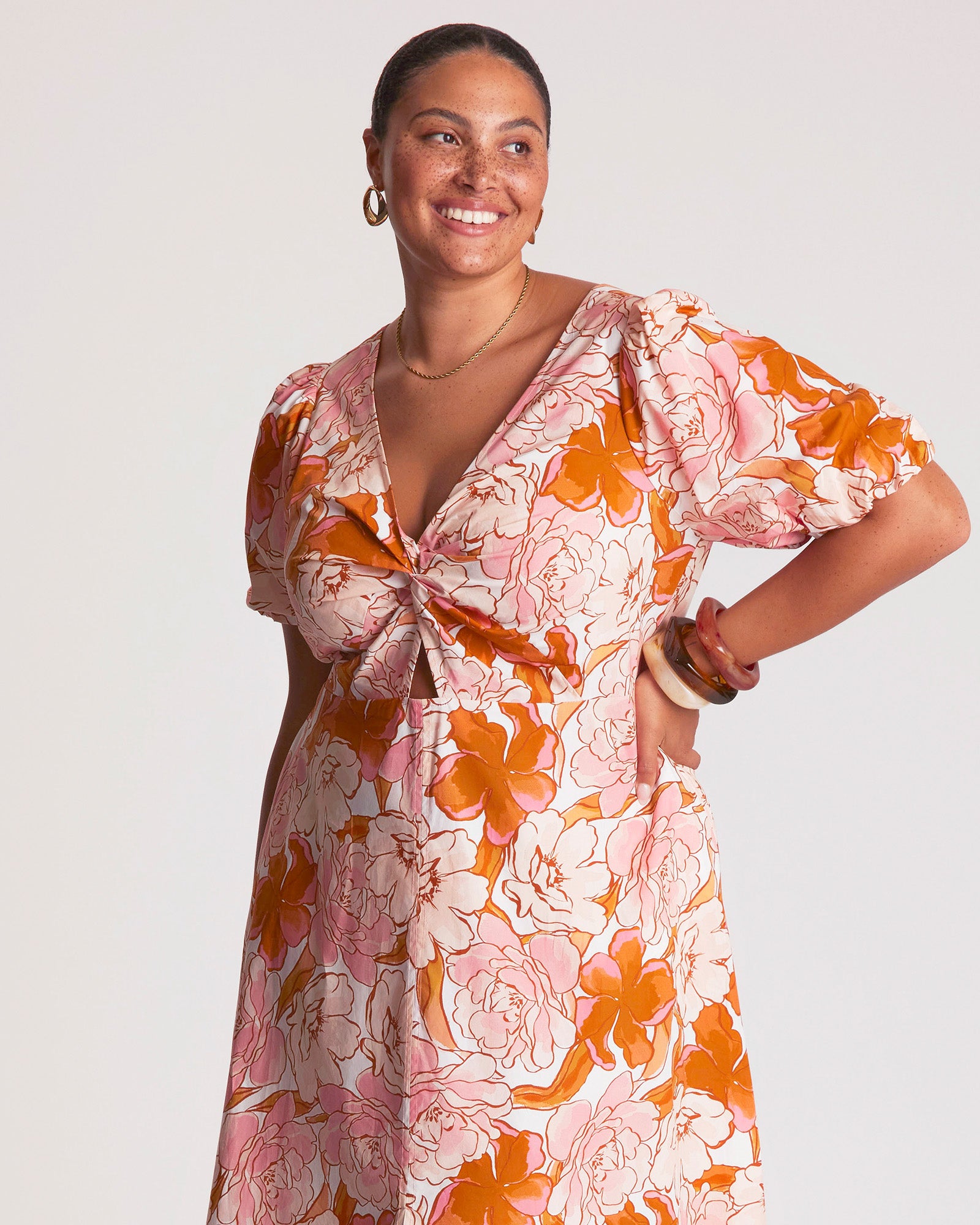 Amira Dress - Sunset - Estelle Clothing
