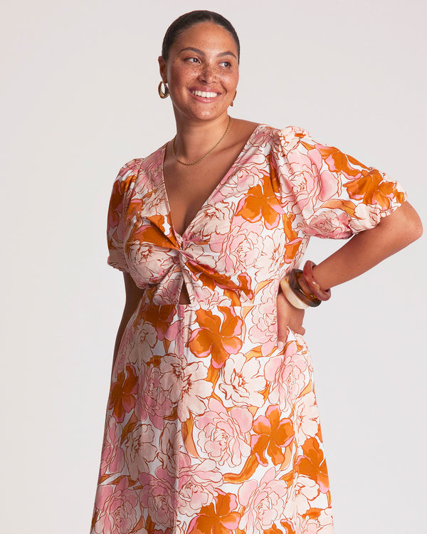 Amira Dress - Sunset - Estelle Clothing
