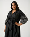 Cala Emb Dress - Black - Estelle Clothing