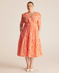 DREAMAYA DRESS - TANGERINE - Estelle Clothing
