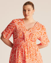 DREAMAYA DRESS - TANGERINE - Estelle Clothing
