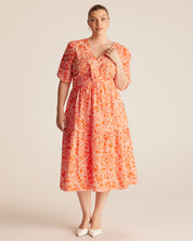 DREAMAYA DRESS - TANGERINE - Estelle Clothing
