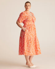 DREAMAYA DRESS - TANGERINE - Estelle Clothing
