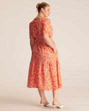 DREAMAYA DRESS - TANGERINE - Estelle Clothing
