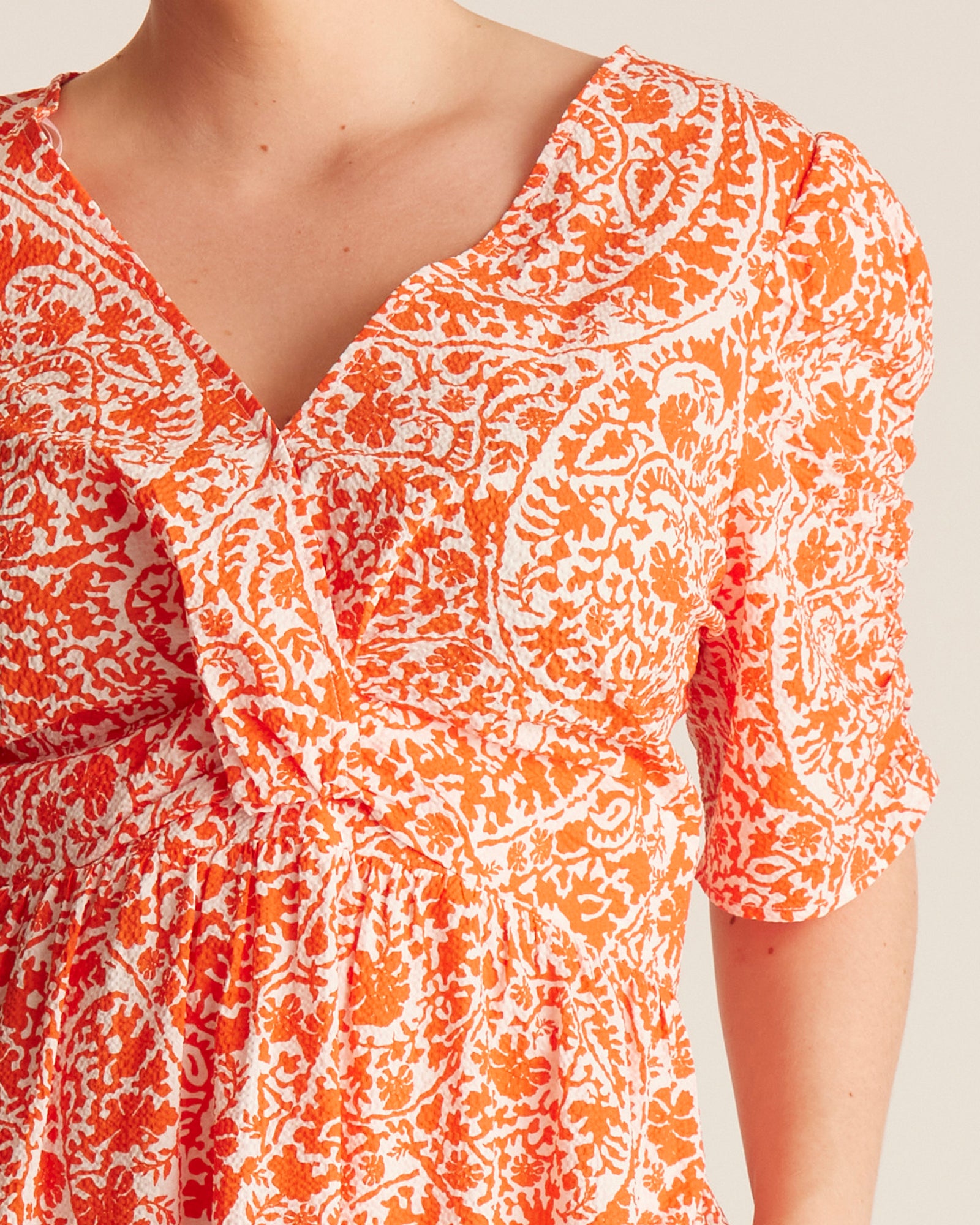 DREAMAYA DRESS - TANGERINE - Estelle Clothing

