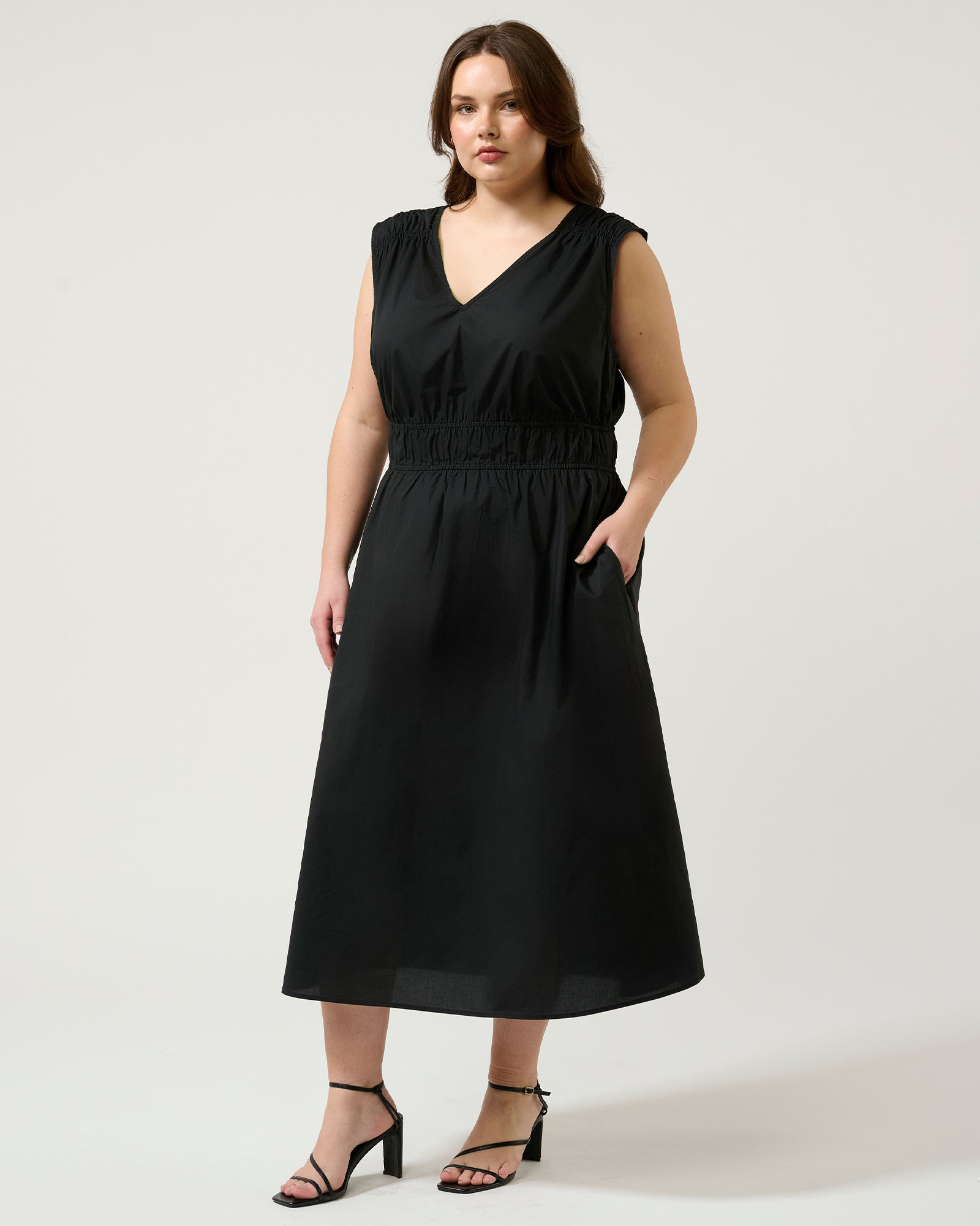 Allyssa Dress - Black - Estelle Clothing
